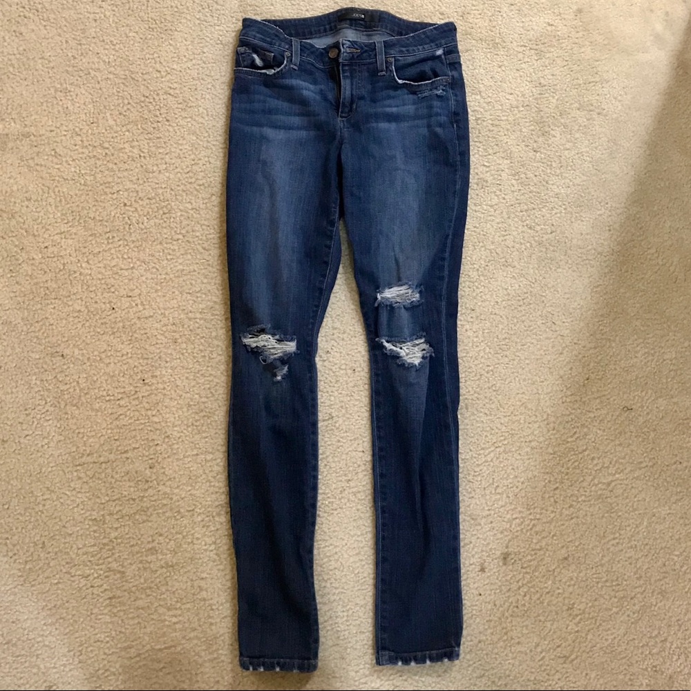 Joes ripped skinny jeans size 27